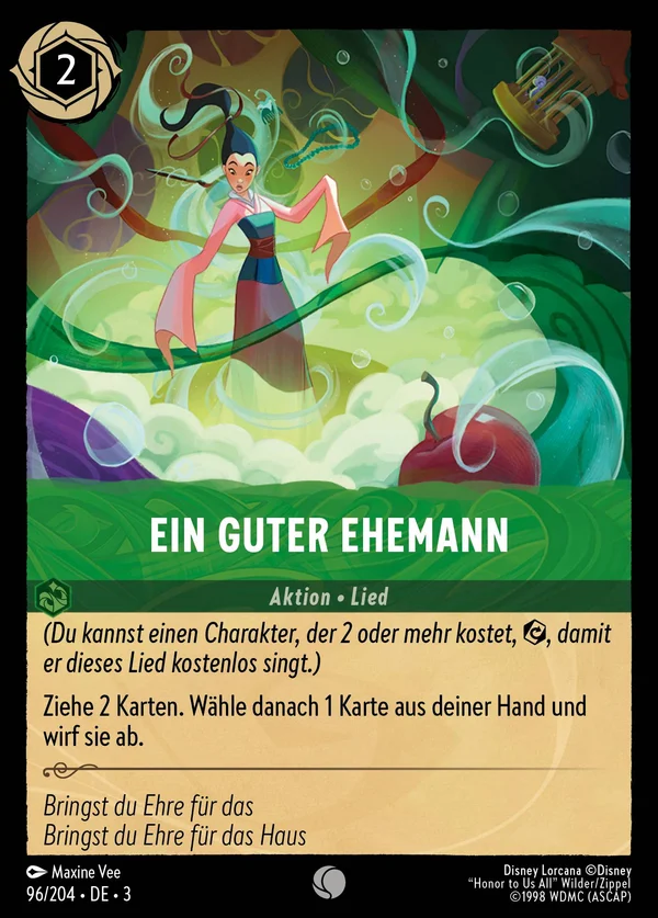Ein guter Ehemann — Disney Lorcana Aktion card from Into the Inklands