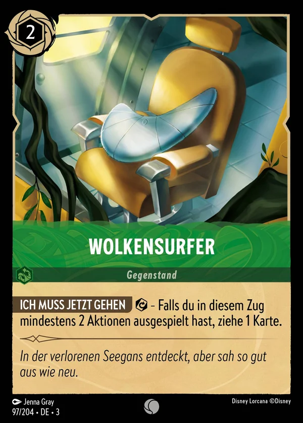 Wolkensurfer — Disney Lorcana Gegenstand card from Into the Inklands