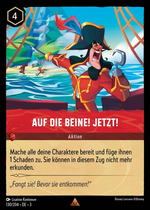 Auf die Beine! Jetzt! — Disney Lorcana Aktion card from Into the Inklands