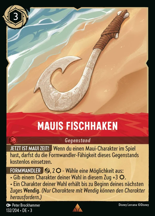 Mauis Fischhaken — Disney Lorcana Gegenstand card from Into the Inklands