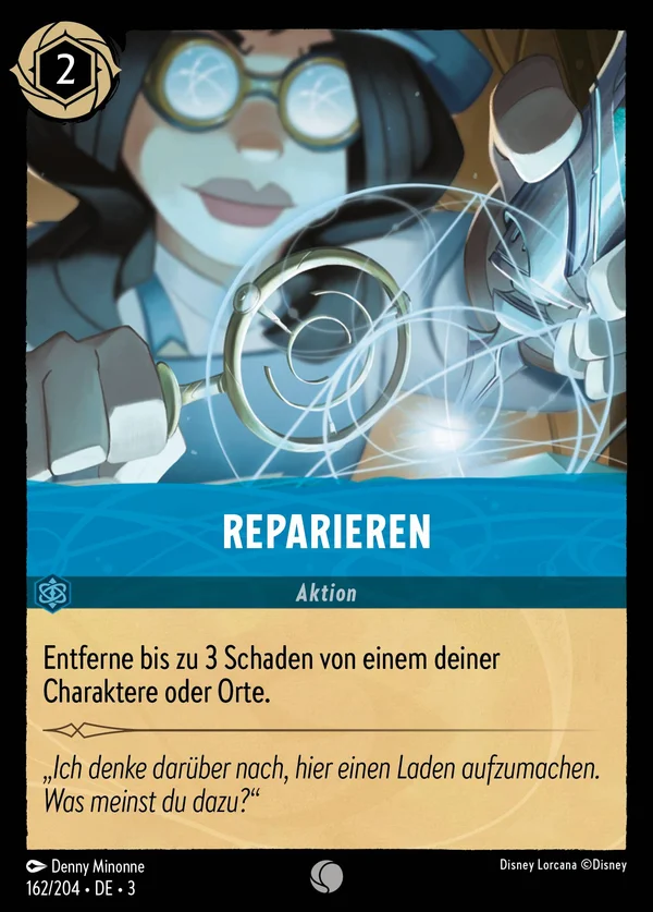 Reparieren — Disney Lorcana Aktion card from Into the Inklands