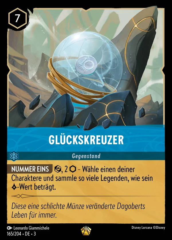 Glückskreuzer — Disney Lorcana Gegenstand card from Into the Inklands