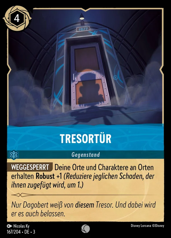 Tresortür — Disney Lorcana Gegenstand card from Into the Inklands