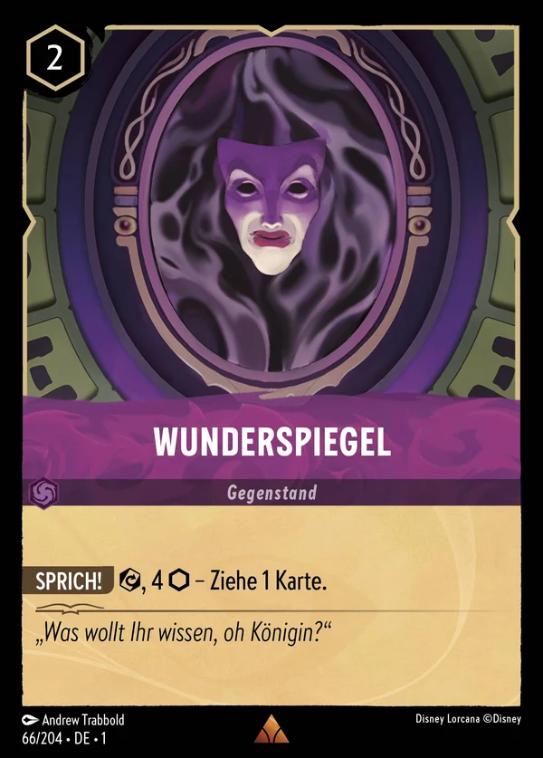 Wunderspiegel — Disney Lorcana Gegenstand card from The First Chapter