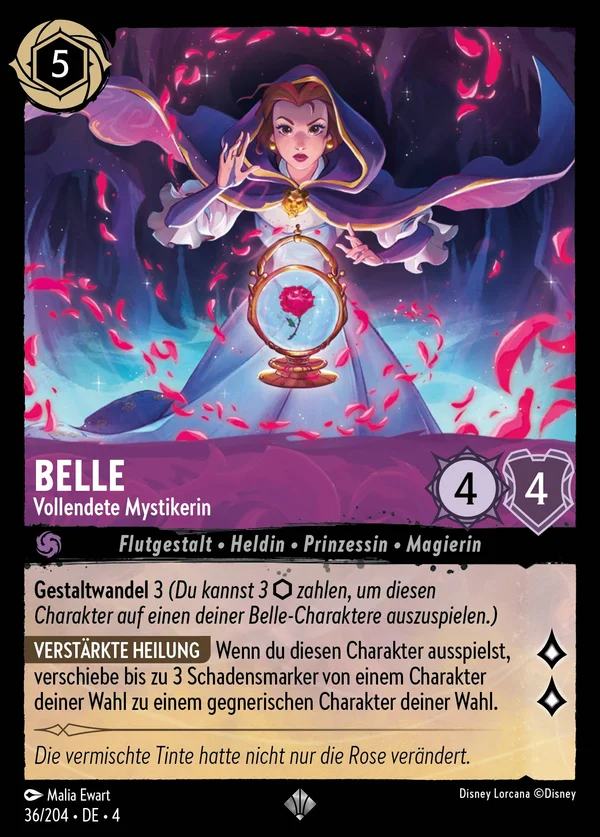 Belle - Vollendete Mystikerin — Disney Lorcana Charakter card from Ursula's Return