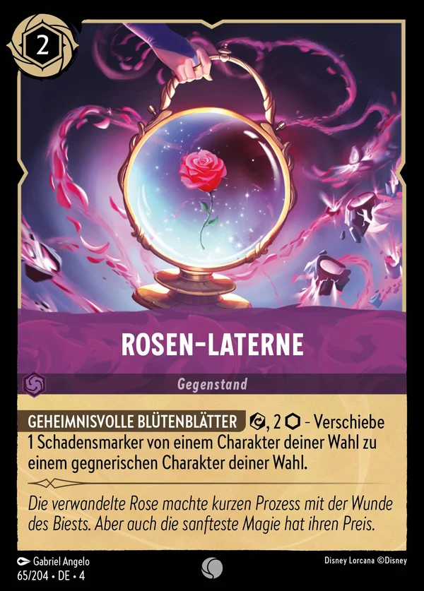 Rosen-Laterne — Disney Lorcana Gegenstand card from Ursula's Return