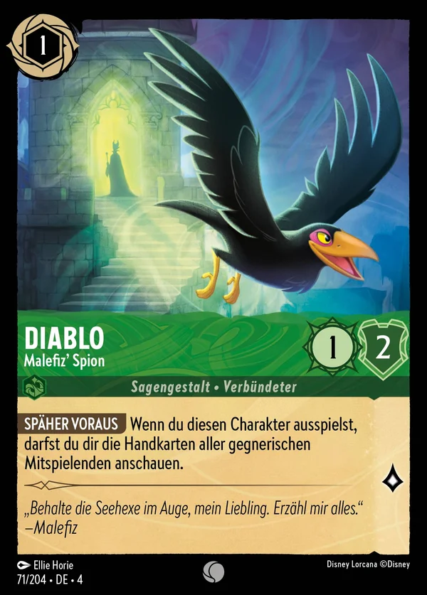 Diablo - Malefiz' Spion — Disney Lorcana Charakter card from Ursula's Return