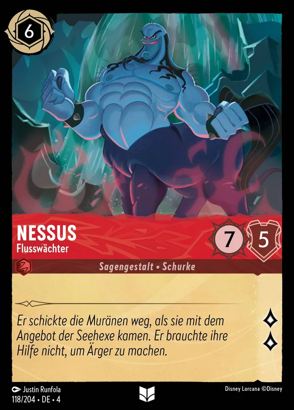 Nessus - Flusswächter — Disney Lorcana Charakter card from Ursula's Return