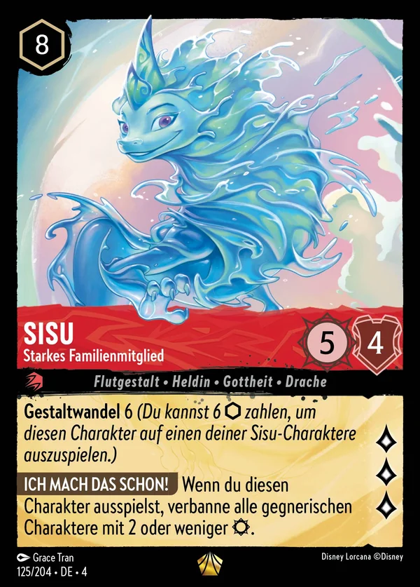 Sisu - Starkes Familienmitglied — Disney Lorcana Charakter card from Ursula's Return
