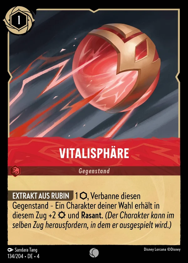 Vitalisphäre — Disney Lorcana Gegenstand card from Ursula's Return