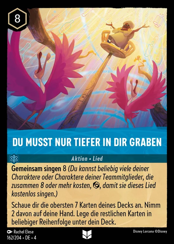 Du musst nur tiefer in dir graben — Disney Lorcana Aktion card from Ursula's Return