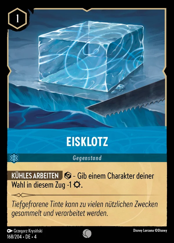Eisklotz — Disney Lorcana Gegenstand card from Ursula's Return