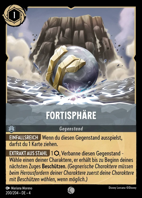 Fortisphäre — Disney Lorcana Gegenstand card from Ursula's Return