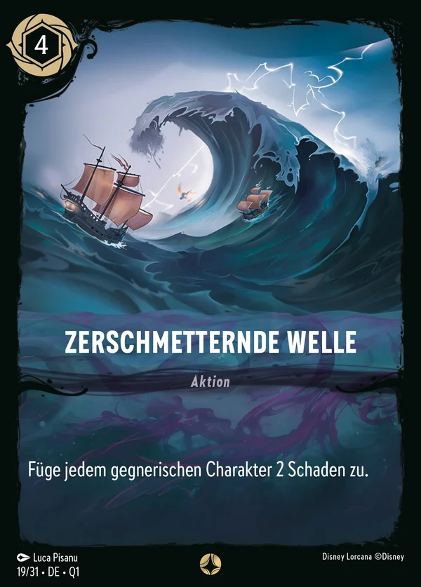 Zerschmetternde Welle — Disney Lorcana Aktion card from Illumineer's Quest: Deep Trouble