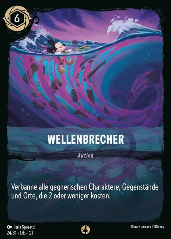 Wellenbrecher — Disney Lorcana Aktion card from Illumineer's Quest: Deep Trouble