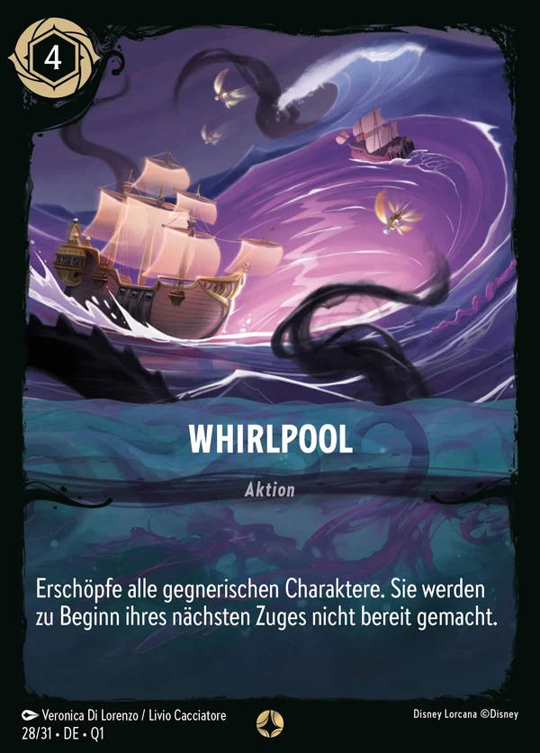 Whirlpool — Disney Lorcana Aktion card from Illumineer's Quest: Deep Trouble