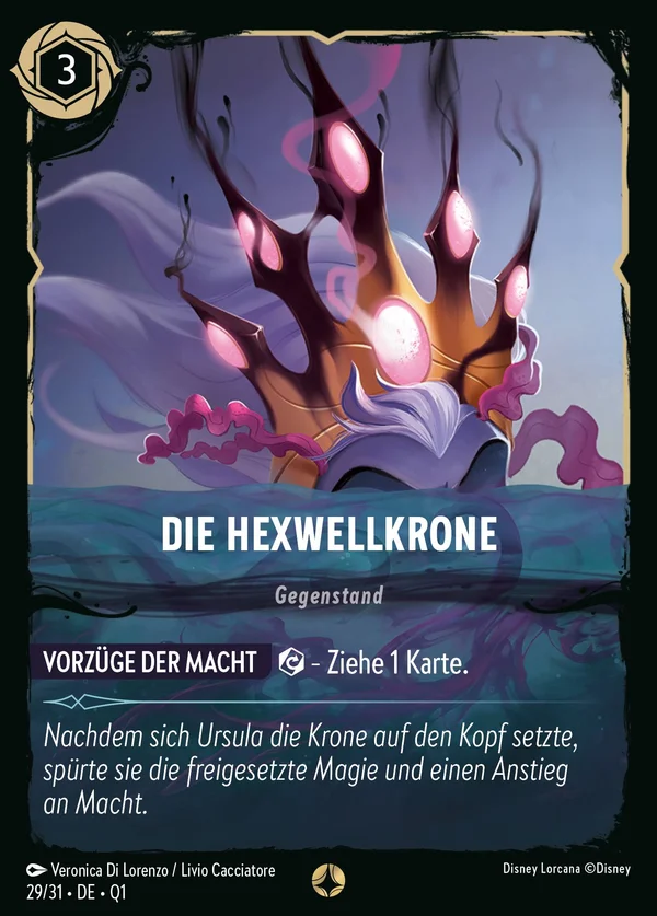 Die Hexwellkrone — Disney Lorcana Gegenstand card from Illumineer's Quest: Deep Trouble