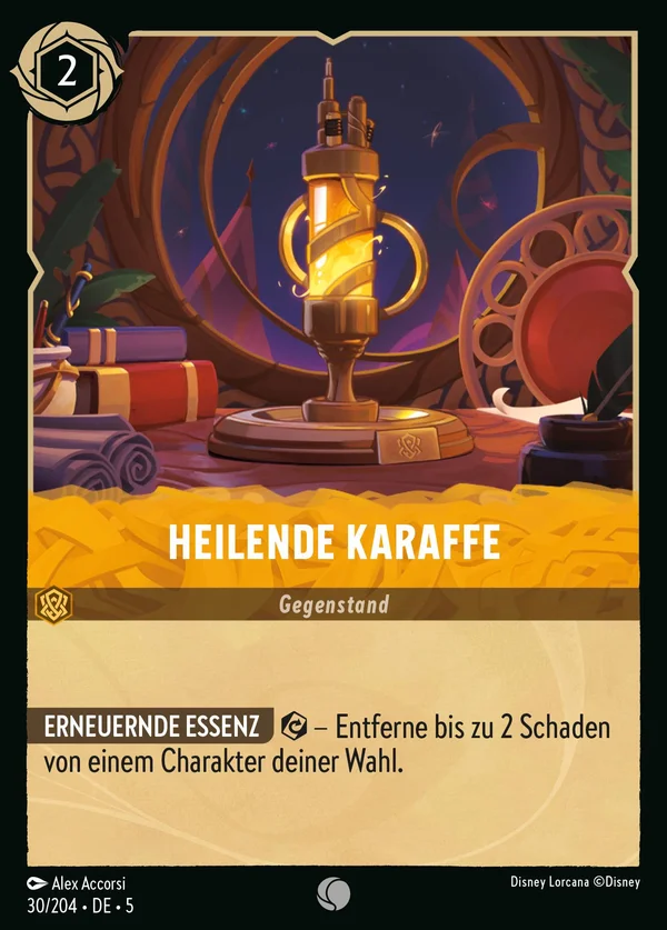 Heilende Karaffe — Disney Lorcana Gegenstand card from Shimmering Skies