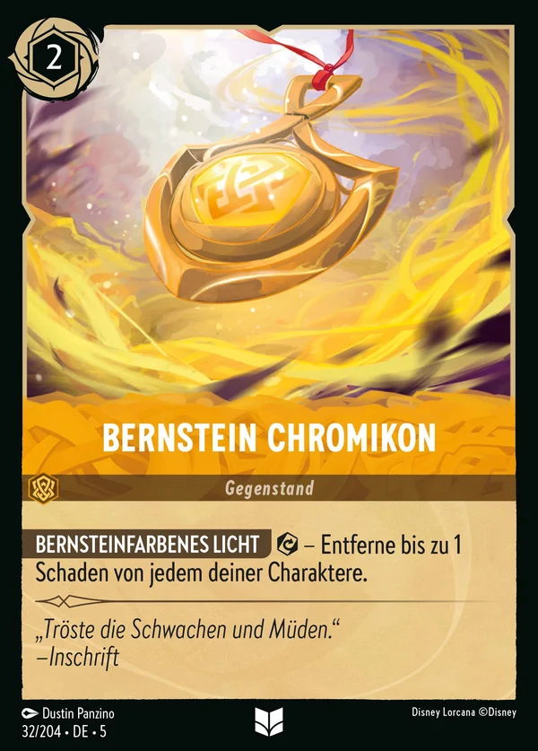 Bernstein Chromikon — Disney Lorcana Gegenstand card from Shimmering Skies