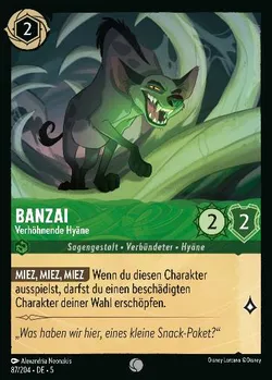 Banzai - Verhöhnende Hyäne