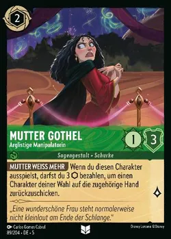 Mutter Gothel - Arglistige Manipulatorin