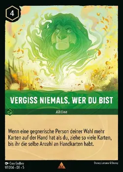 Vergiss niemals, wer du bist