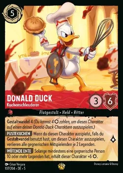 Donald Duck - Kuchenschleuderer