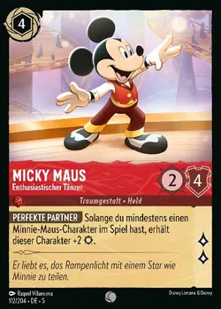 Micky Maus - Enthusiastischer Tänzer