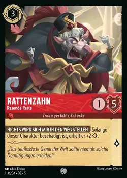 Rattenzahn - Rasende Ratte