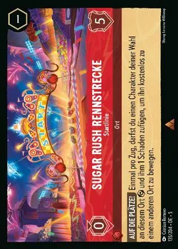 Sugar Rush Rennstrecke - Startlinie