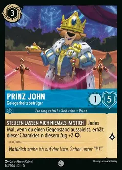 Prinz John - Gelegenheitsbetrüger