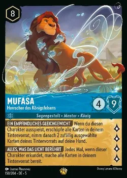 Mufasa - Herrscher des Königsfelsens
