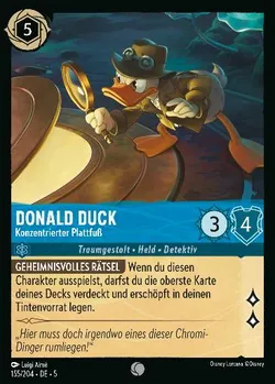 Donald Duck - Konzentrierter Plattfuß