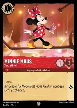 Minnie Maus - Stets stilvoll