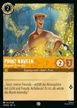 Prinz Naveen - Sorgloser Entdecker