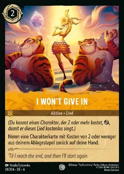 I Won't Give In