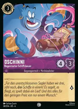 Dschinni - Begeisterter Schiffsbauer