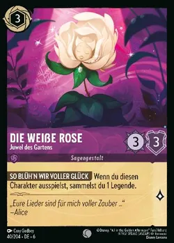 Die Weiße Rose - Juwel des Gartens