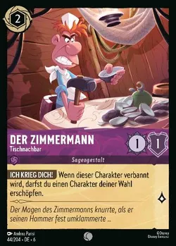 Der Zimmermann - Tischnachbar