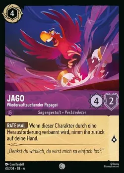 Jago - Wiederauftauchender Papagei