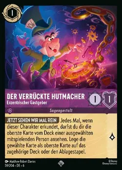 Der verrückte Hutmacher - Exzentrischer Gastgeber