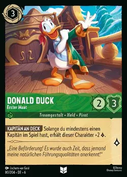Donald Duck - Erster Maat