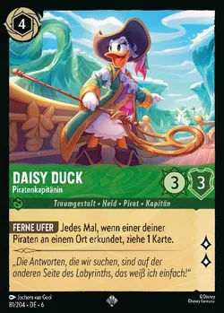 Daisy Duck - Piratenkapitänin