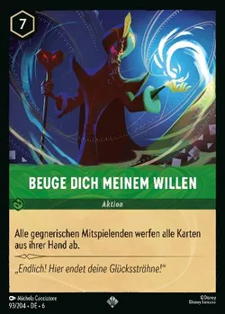 Beuge dich meinem Willen