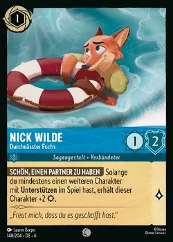 Nick Wilde - Durchnässter Fuchs
