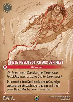 Diese Inseln zog ich aus dem Meer