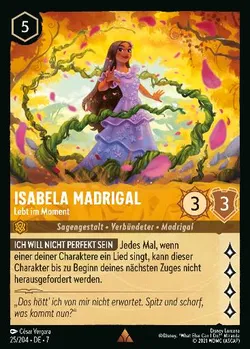 Isabela Madrigal - Lebt im Moment