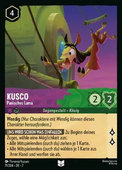 Kusco - Panisches Lama