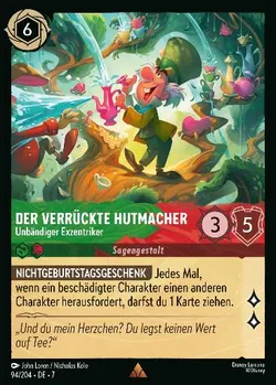 Der verrückte Hutmacher - Unbändiger Exzentriker
