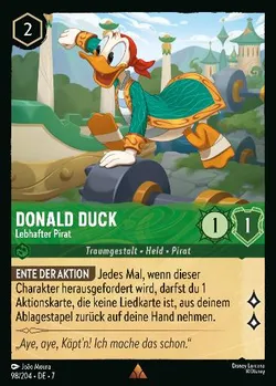 Donald Duck - Lebhafter Pirat
